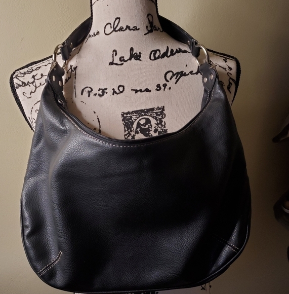 Super soft,  Nine West, black hobo bag - Picture 1 of 7